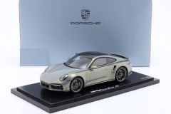 SPARK-MODEL - PORSCHE - 911 992 TURBO S COUPE 2020 - CON VETRINA - WITH SHOWCASE