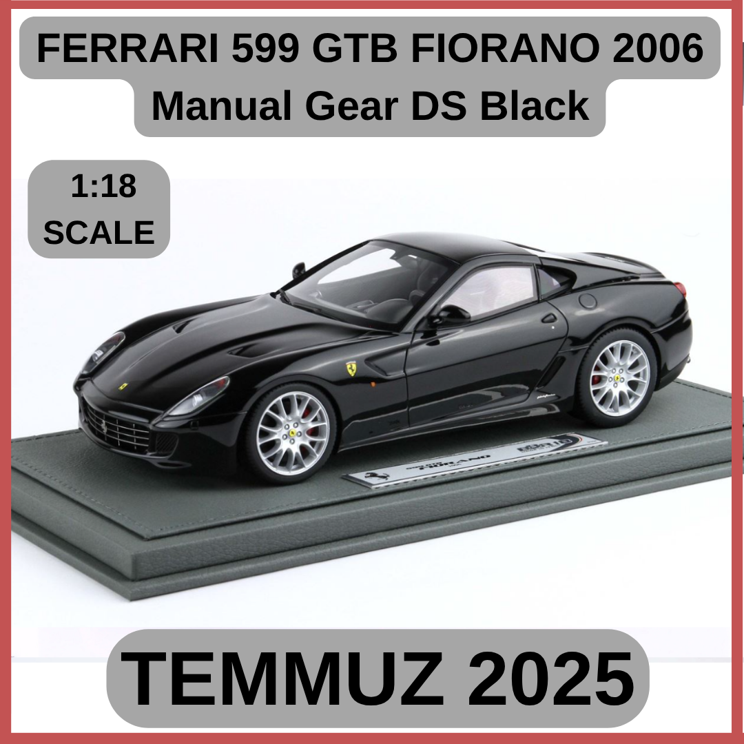 FERRARI 599 GTB FIORANO 2006 Manual Gear - made in italy DS Black