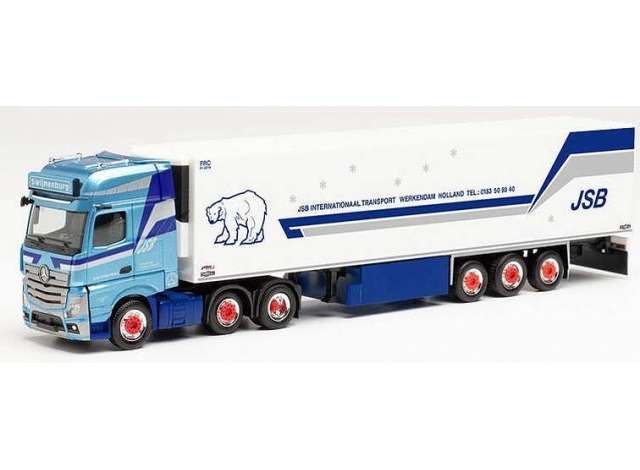 1/87 Mercedes Benz Actros G. 6x2 K.Sz. JSB Transport (NL), white/blue