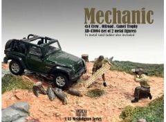 1/43 mechanic crew 4x4 camel trophy set of 2 metal figures #4