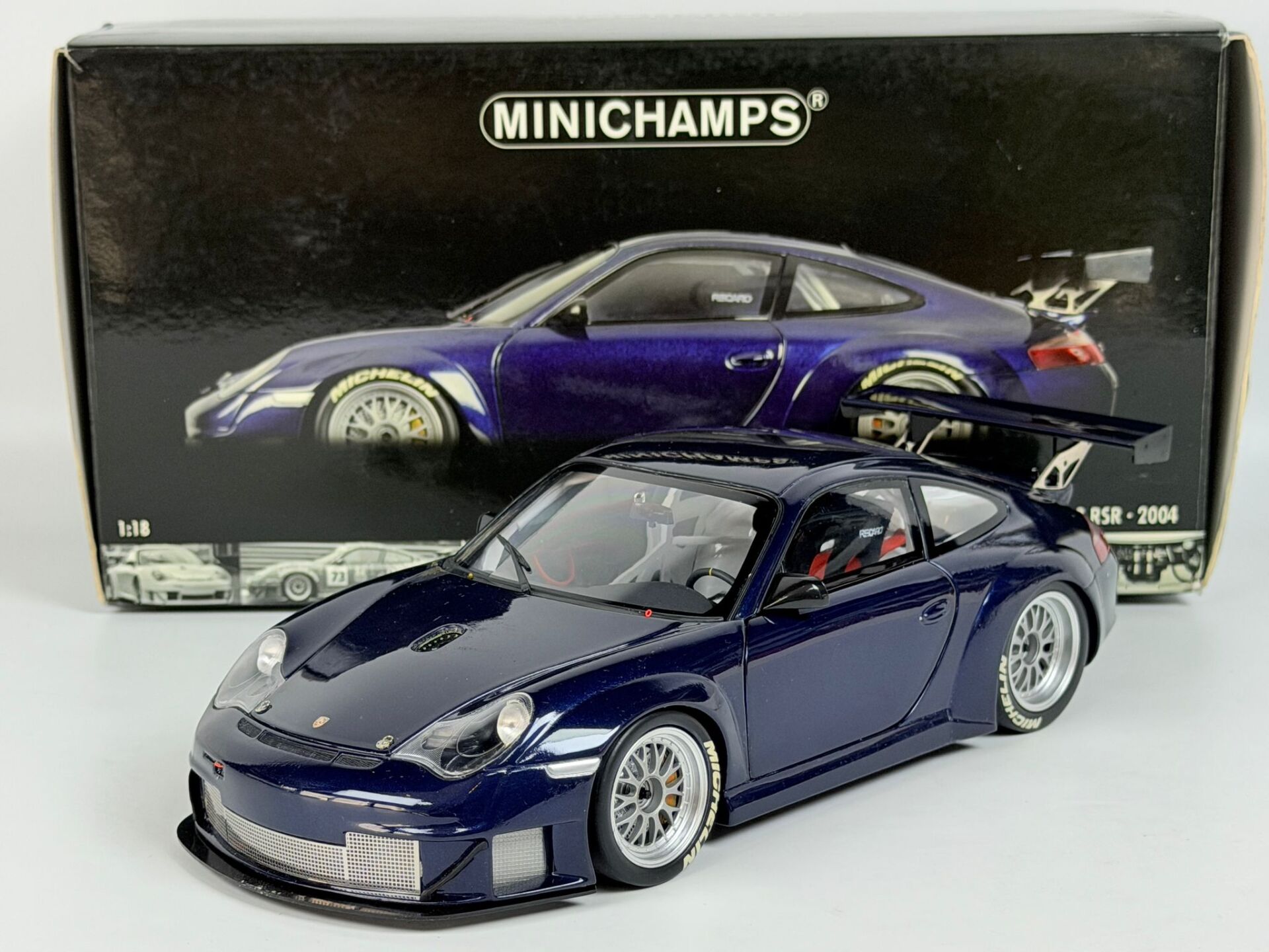 1/18 MINICHAMPS Porsche 911 GT3 RSR ALMS 2004 - 100046404