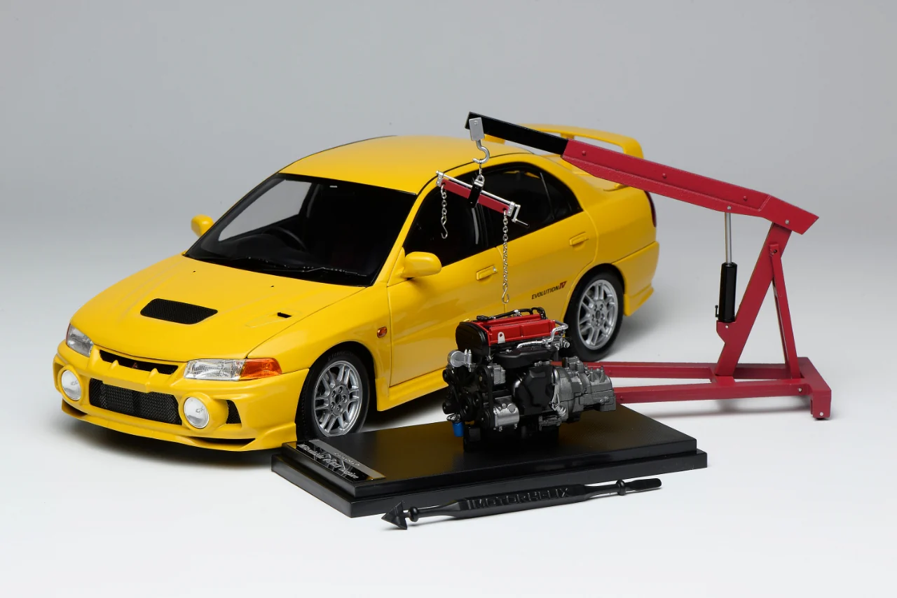 MOTORHELIX - MITSUBISHI - LANCER EVO IV WITH ENGINE AND ACCESSORIES 1999