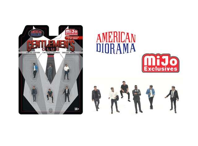 1/64 gentlemen's club, diecast figure's