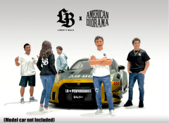 1:18 American Diorama figure set Team Liberty Walk