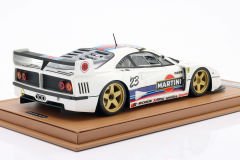 TECNOMODEL - FERRARI - F40 LM N 23 MARTINI RACING VERSION 1996 - WITH 5 SPOKE GOLDEN RIMS