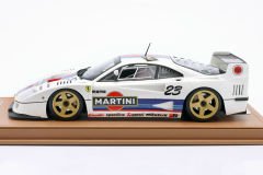TECNOMODEL - FERRARI - F40 LM N 23 MARTINI RACING VERSION 1996 - WITH 5 SPOKE GOLDEN RIMS