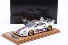 TECNOMODEL - FERRARI - F40 LM N 23 MARTINI RACING VERSION 1996 - WITH 5 SPOKE GOLDEN RIMS
