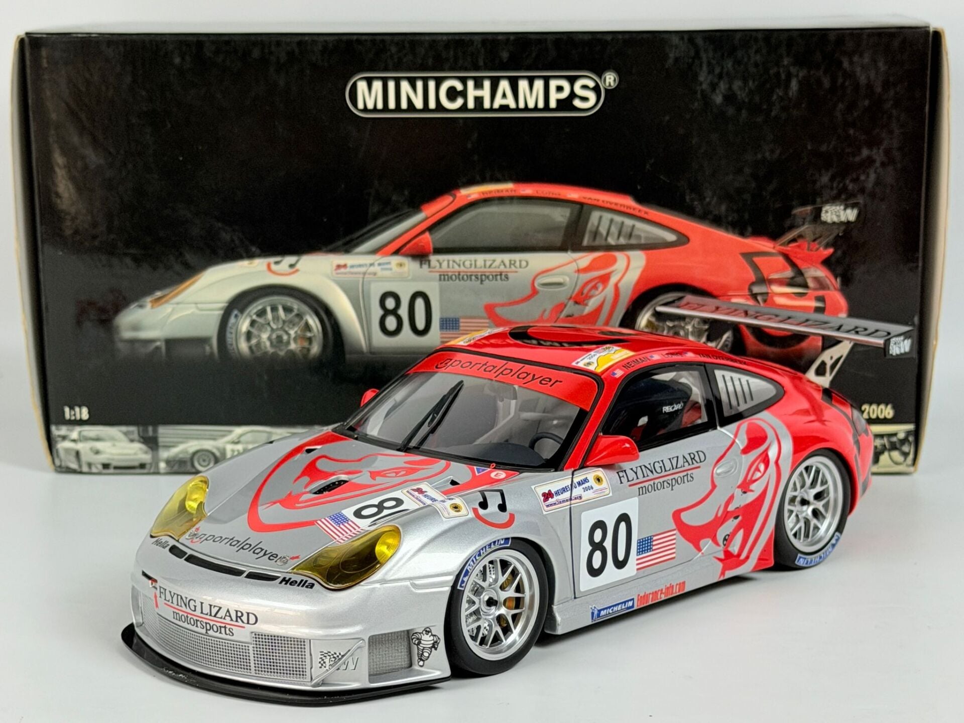 1/18 MINICHAMPS Porsche 911 GT3 RSR 2006 24h Le Mans - 1000664801