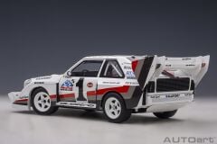 AUTOART - AUDI - QUATTRO SPORT S1 N 1 WINNER RALLY PIKES PEAK HILL CLIMB 1987 W.ROHRL