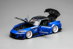 Ön Sipariş - 1/18 MOTORHELIX - HONDA - S2000 SPIDER HARD-TOP CLOSED J's RACING 2001