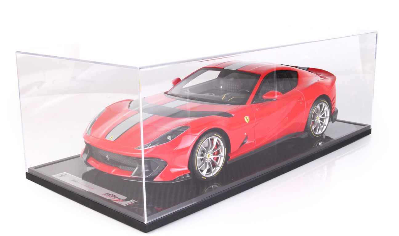 1/12 BBR-MODELS - FERRARI - 812 COMP.  2021 - CON VETRINA - WITH SHOWCASE