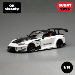 Ön Sipariş - 1/18 MOTORHELIX - HONDA - S2000 SPIDER HARD-TOP CLOSED J's RACING 2001