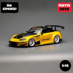 Ön Sipariş - 1/18 MOTORHELIX - HONDA - S2000 SPIDER HARD-TOP CLOSED J's RACING 2001