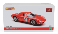 1/18 CMC - FERRARI - 250LM ch.n5899 TEAM SCUDERIA FILIPINETTI N 31 WINNER MONZA 1964 NINO VACCARELLA