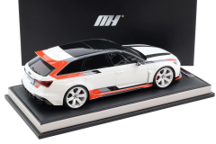 1/18 MotorHelix Audi RS6 Avant GT Arkona White - MH032AW