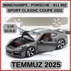 MINICHAMPS - PORSCHE - 911 992 SPORT CLASSIC COUPE 2022