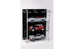 Atlantic 40012 Multicase 3x1: 3 adet 1/18 ölçek model araba için