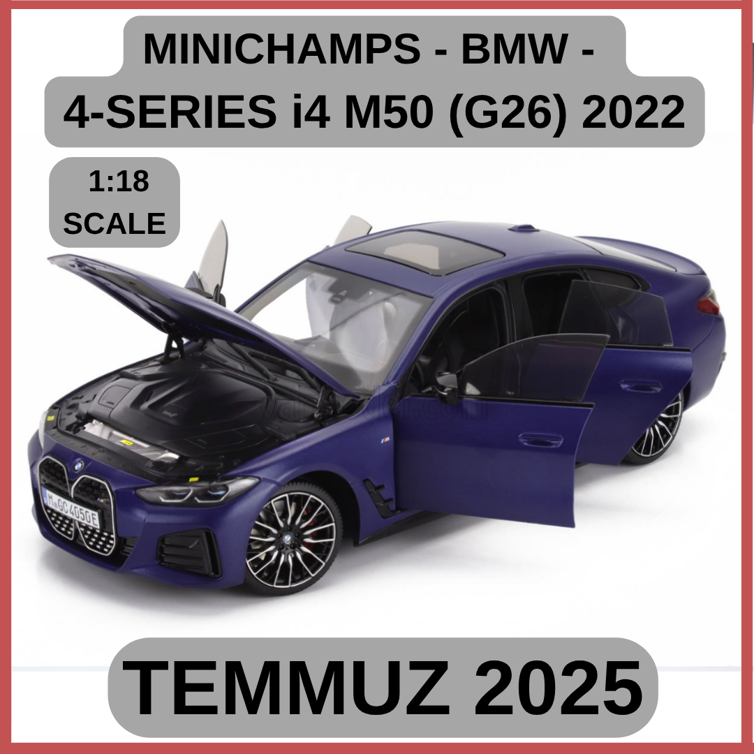 MINICHAMPS - BMW - 4-SERIES i4 M50 (G26) 2022