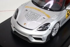 1/18 SPARK-MODEL - PORSCHE - 718 (982) SPIDER RS N 55 TRIBUTE RALLY PANAMERICANA LIVERY 2024 - CON VETRINA - WITH SHOWCASE