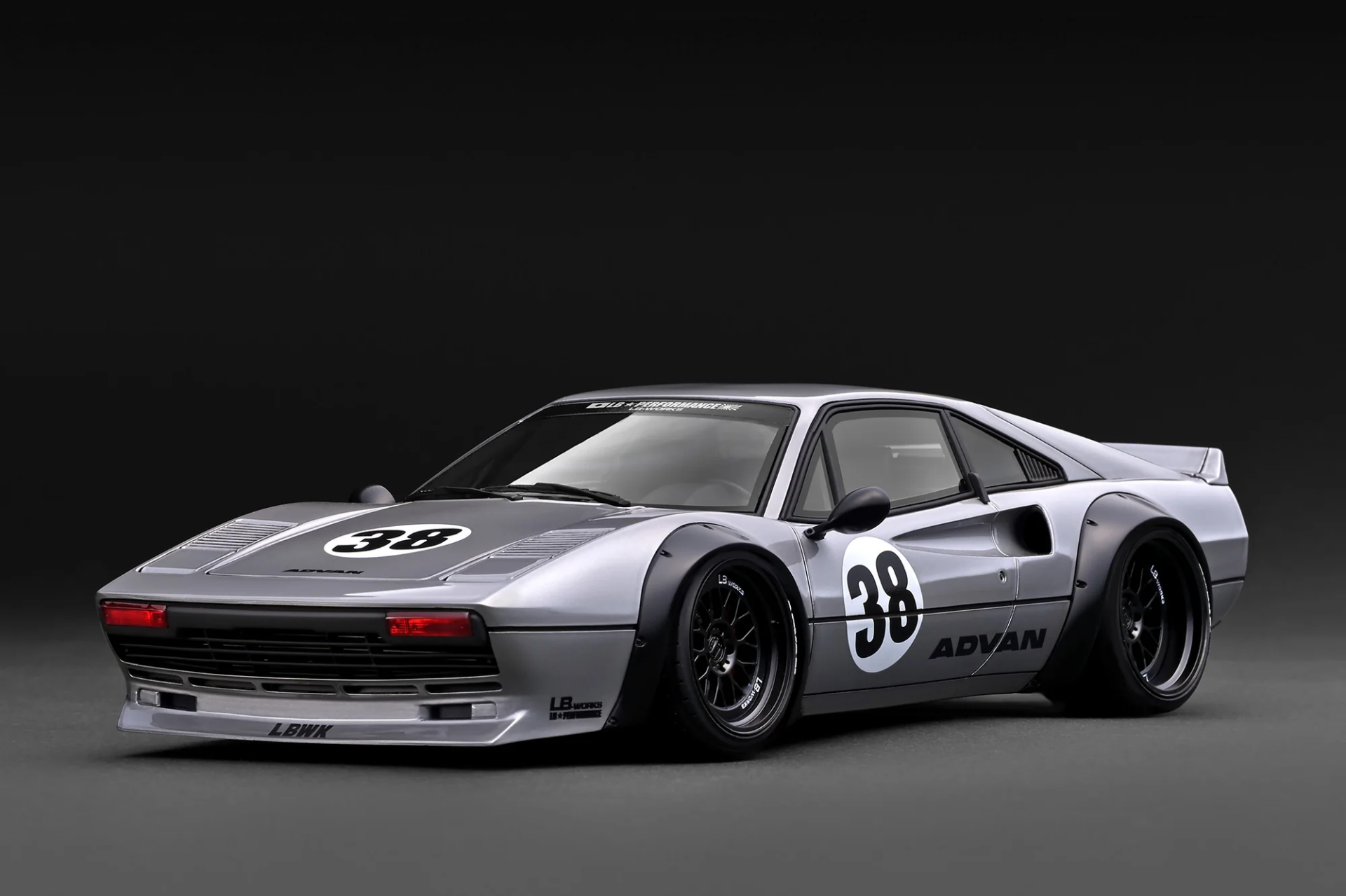 1/18 Ignition Ferrari 308 LB-WORKS 308 SILVER - IG3746
