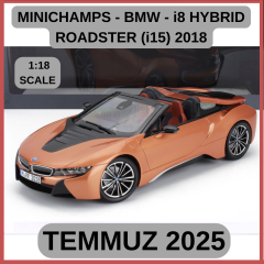 MINICHAMPS - BMW - i8 HYBRID ROADSTER (i15) 2018
