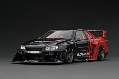 1/18 IGNITION NISSAN SKYLINE GT-R R34 LB-ER34 Super Silhouette SKYLINE Black/Red - IG2703