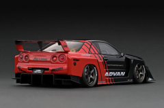1/18 IGNITION NISSAN SKYLINE GT-R R34 LB-ER34 Super Silhouette SKYLINE Black/Red - IG2703