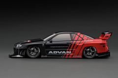 1/18 IGNITION NISSAN SKYLINE GT-R R34 LB-ER34 Super Silhouette SKYLINE Black/Red - IG2703