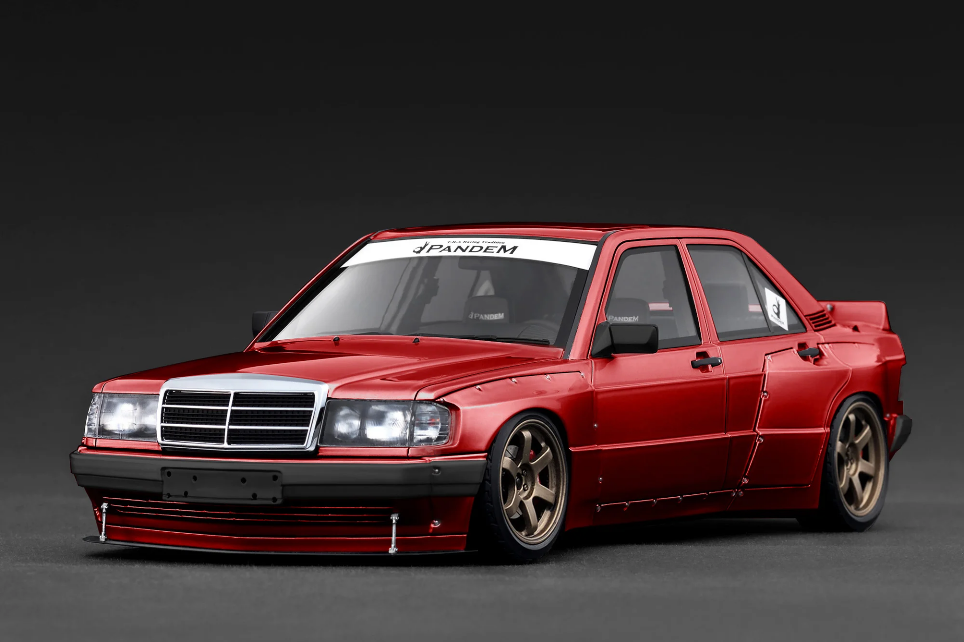 IGNITION Mercedes 190E PANDEM 190 Red Metallic - IG4061