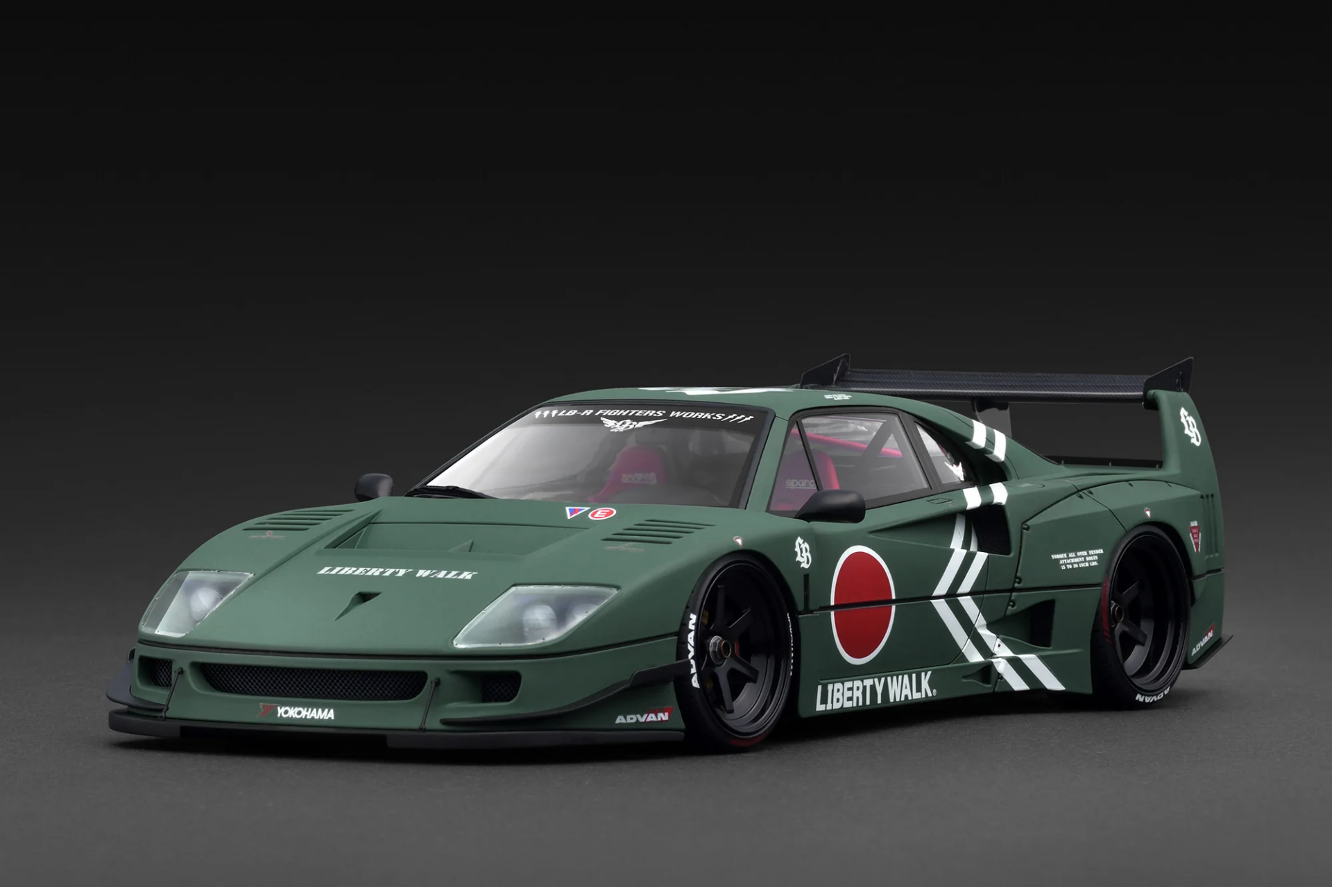 IGNITION Ferrari F40 LB-WORKS 40 Green - IG3789