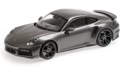 1/18 MINICHAMPS Porsche 911 (992) Turbo S (Grey Metallic) - 155069072