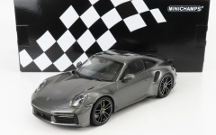 1/18 MINICHAMPS Porsche 911 (992) Turbo S (Grey Metallic) - 155069072