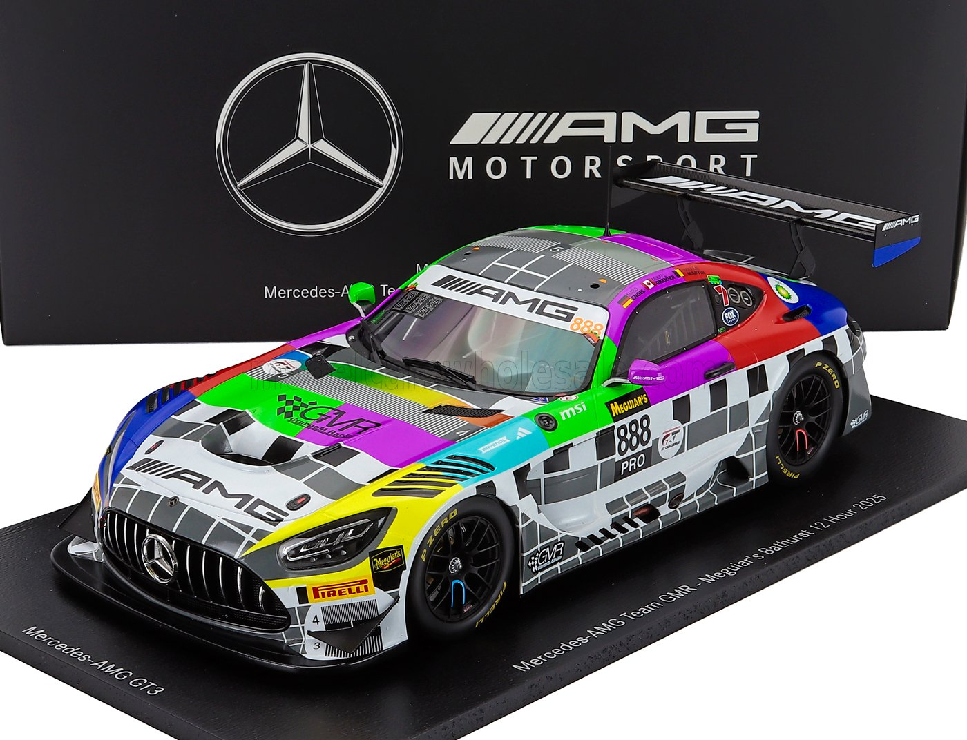 1/18 SPARK MERCEDES BENZ - AMG GT3 EVO 6.2L V8 TEAM IRON LYNX N 888 12h BATHURST 2025 MARO ENGEL - MIKAEL GRENIER - MAXIME MARTIN - VARIOUS B66960854