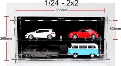 Atlantic Multicase 40056 2x2: 4 adet 1/24 ölçek model araba için