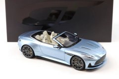 1/18 GT SPIRIT Aston Martin DB12 Volante 2023 Pearl Blue Caribbean - GT479