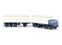 1/87 Fiat 690 Millepiedi Trailer Combination, blue/white