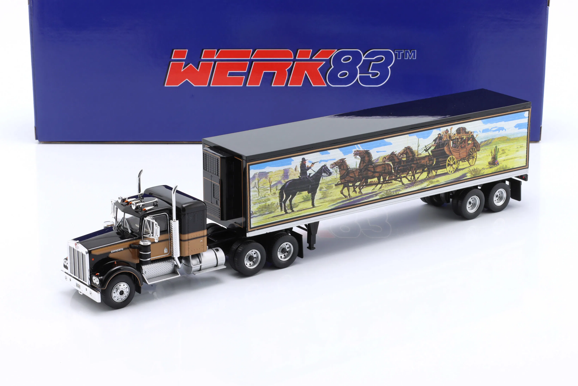WERK83 1:43 Kenworth W925 Semi-trailer truck Smokey and the Bandit (1977)