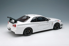 1/18 Make UP Nissan Skyline GT-R (BNR34) V-spec N1 White Mines