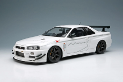 1/18 Make UP Nissan Skyline GT-R (BNR34) V-spec N1 White Mines