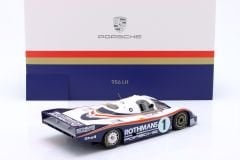 SPARK-MODEL - PORSCHE - 956LH 2.6L F6 TWIN TURBO TEAM ROTHMANS PORSCHE SYSTEM N 1 WINNER 24h LE MANS 1982 JACKY ICKX - DEREK BELL - CON VETRINA - WITH SHOWCASE