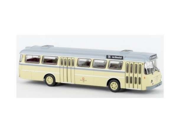 1/87 Bussing Senator 12D Stadtwerke Frankfurt, beige/grey