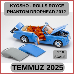 Kyosho - Rolls Royce Phantom Drophead CABRIO (2008-12), light blue
