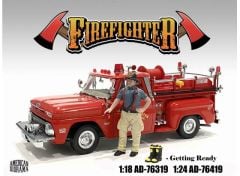 1/18 firefighters *getting ready* figure
