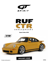 Ön Sipariş - 1/18 GT Spirit Porsche 911 RUF CTR ANNIVERSARY, SPEED YELLOW - GT594