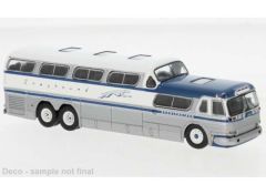 1/87 1956 Greyhound Scenicruiser, grey/white/blue