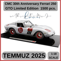 CMC 30th Anniversary Ferrari 250 GTO Limited Edition 1500 pcs.