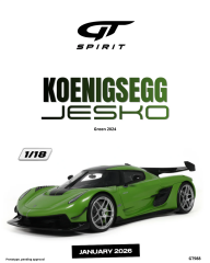 Ön Sipariş - 1/18 GT Spirit KOENIGSEGG JESKO, GREEN - GT988