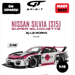 Ön Sipariş - 1/18 GT Spirit NISSAN SILVIA (S15) SUPER SILHOUETTE BY LB WORKS, PINK - GT1029