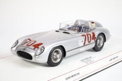 KUTUSUZ 1/18 CMC - MERCEDES BENZ - 300SLR SPIDER N 704 MILLE MIGLIA 1955 H.HERRMANN - EGER