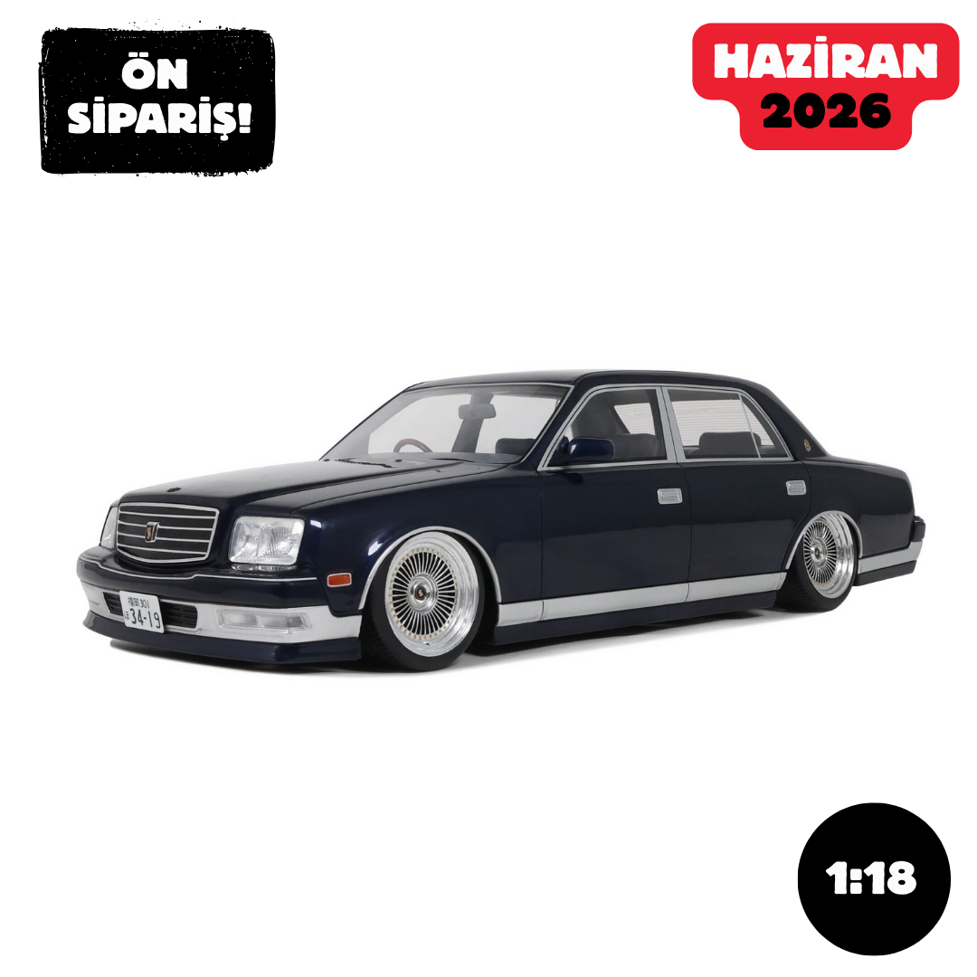 Ön Sipariş - 1/18 OTTO Toyota Century V12 Stance Blue Mica 2008